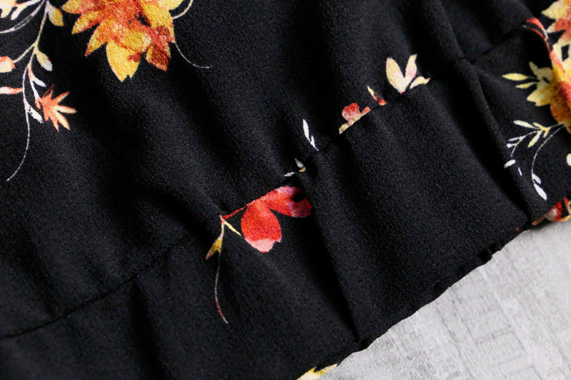 sparklers like botanical pattern zip blouson