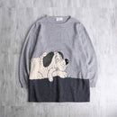 dog design loose knit