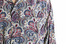 ”GUESS JEANS” paisley pattern open collar shirt
