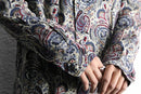 ”GUESS JEANS” paisley pattern open collar shirt