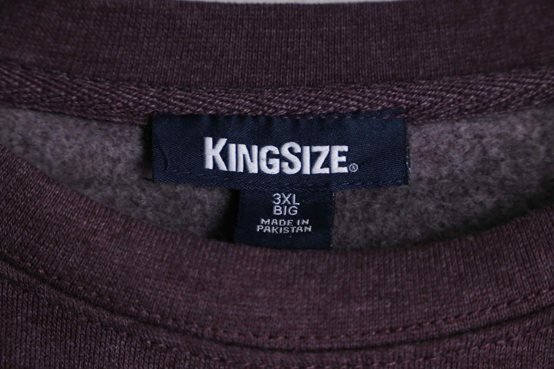 "KING SIZE" bi-color balloon silhouette sweat