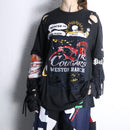 Re:make damage design long tee