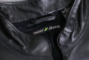 "DKNY JEANS" single riders leather jacket
