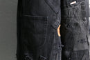 "Re:make" extra buggy black denim