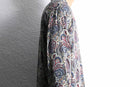 ”GUESS JEANS” paisley pattern open collar shirt