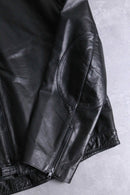 "DKNY JEANS" single riders leather jacket