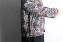 ”GUESS JEANS” paisley pattern open collar shirt