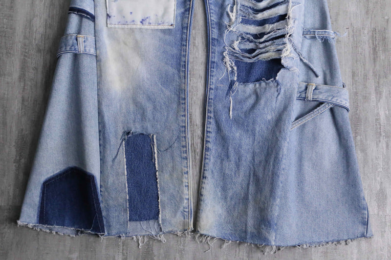 ''Re:make''docking wide flare denim