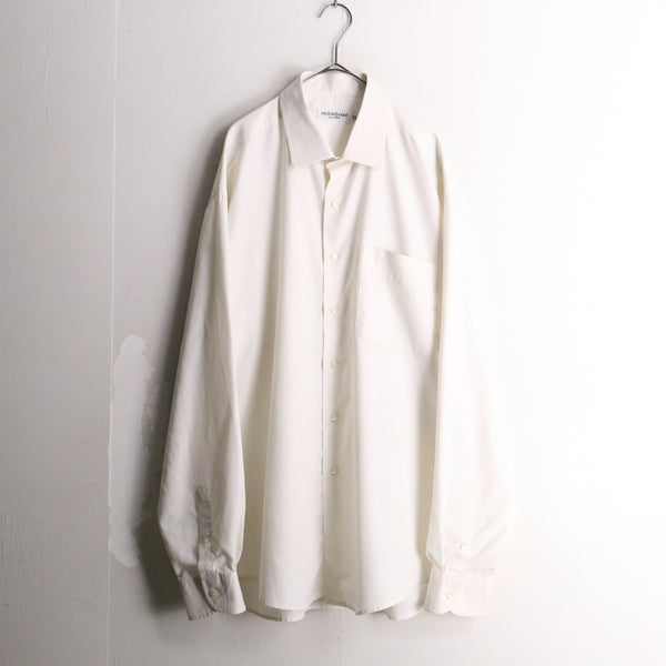 “Yves Saint Laurent” off-white loose dress shirt