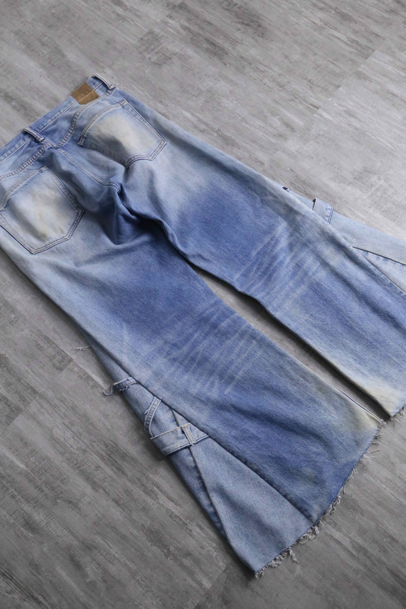 ''Re:make''docking wide flare denim