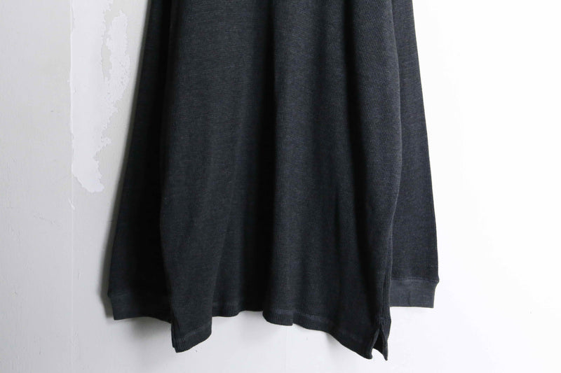 "KING SIZE" 4XL glay color loose thermal long Tee