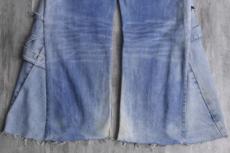 ''Re:make''docking wide flare denim