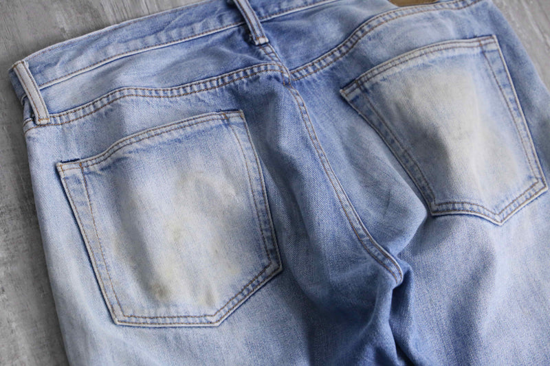 ''Re:make''docking wide flare denim