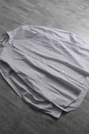 2000s CALVIN KLEIN stripe band collar shirt