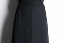 black sheer layered wide pants
