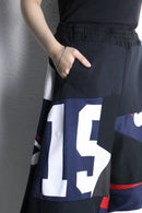 "Re:make" game fabric docking half pants