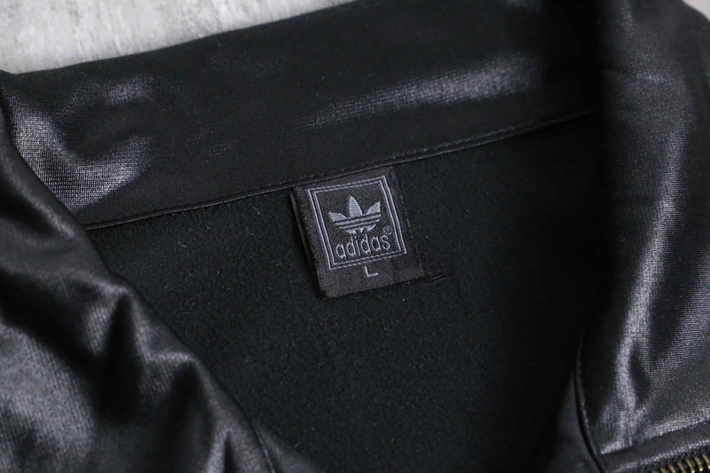 “adidas CHILE62” gold line shiny track jacket