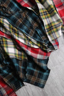 ''Re:make''asymmetry check shirt