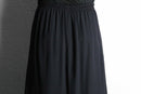 black sheer layered wide pants