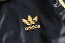 “adidas CHILE62” gold line shiny track jacket