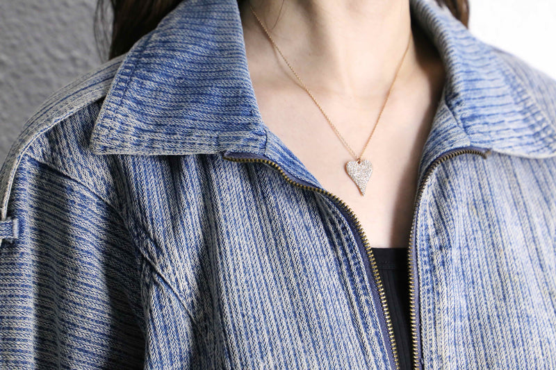 vintage like washed zip-up denim blouson