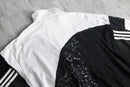 "Re:make" lace up design track jacket