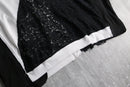 "Re:make" lace up design track jacket