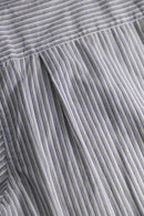 2000s CALVIN KLEIN stripe band collar shirt