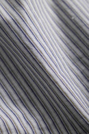 2000s CALVIN KLEIN stripe band collar shirt