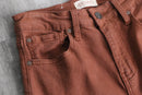 brown color front slit bell bottom｜フレアパンツの古着 詳細5