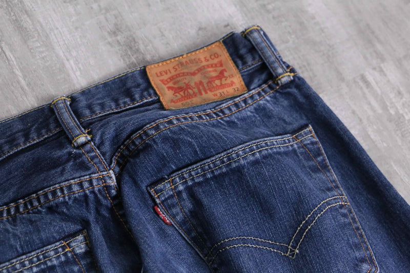 "Re:make" docking flare denim pants