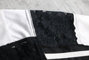 "Re:make" lace up design track jacket