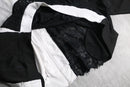 "Re:make" lace up design track jacket