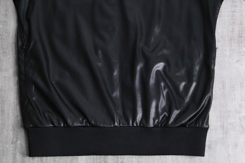 “adidas CHILE62” gold line shiny track jacket