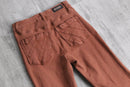 brown color front slit bell bottom｜フレアパンツの古着 詳細9
