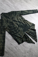 00's unusual tie-dye cardigan