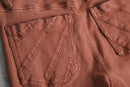 brown color front slit bell bottom｜フレアパンツの古着 詳細11