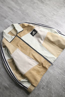 "Re:make" track denim blouson "beige color"
