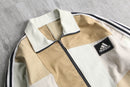 "Re:make" track denim blouson "beige color"