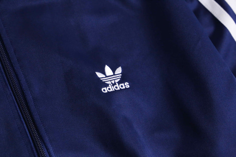 "adidas" navy track jacket