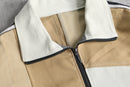 "Re:make" track denim blouson "beige color"