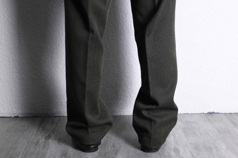 dark gray euro wool trousers