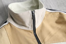"Re:make" track denim blouson "beige color"