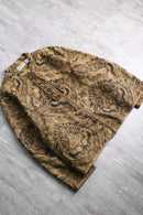 collarless gobelin jacket