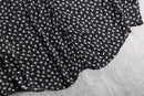 dot & flower pattern black rayon shirt｜シャツの古着 詳細4