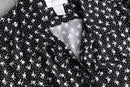 dot & flower pattern black rayon shirt｜シャツの古着 詳細5