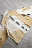 "Re:make" track denim blouson "beige color"