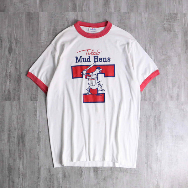 baseball bird print linger tee