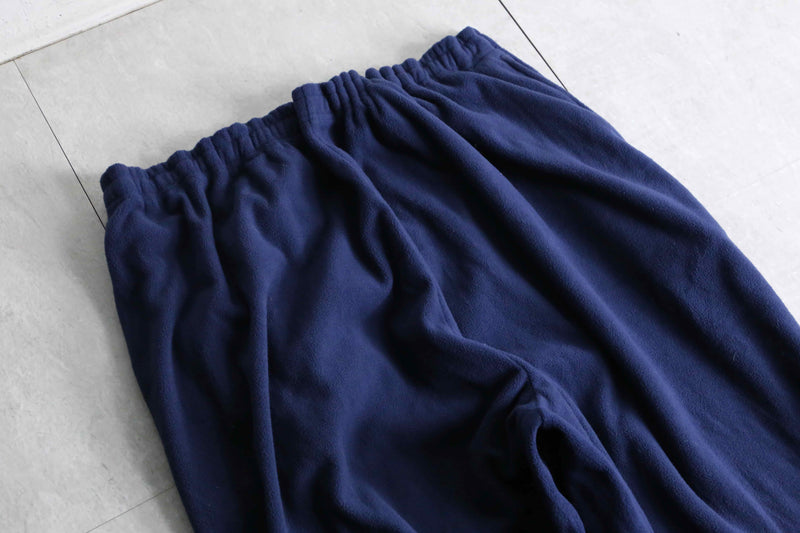 "KING SIZE" blue color fleece tapered pants