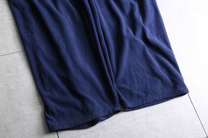 "KING SIZE" blue color fleece tapered pants